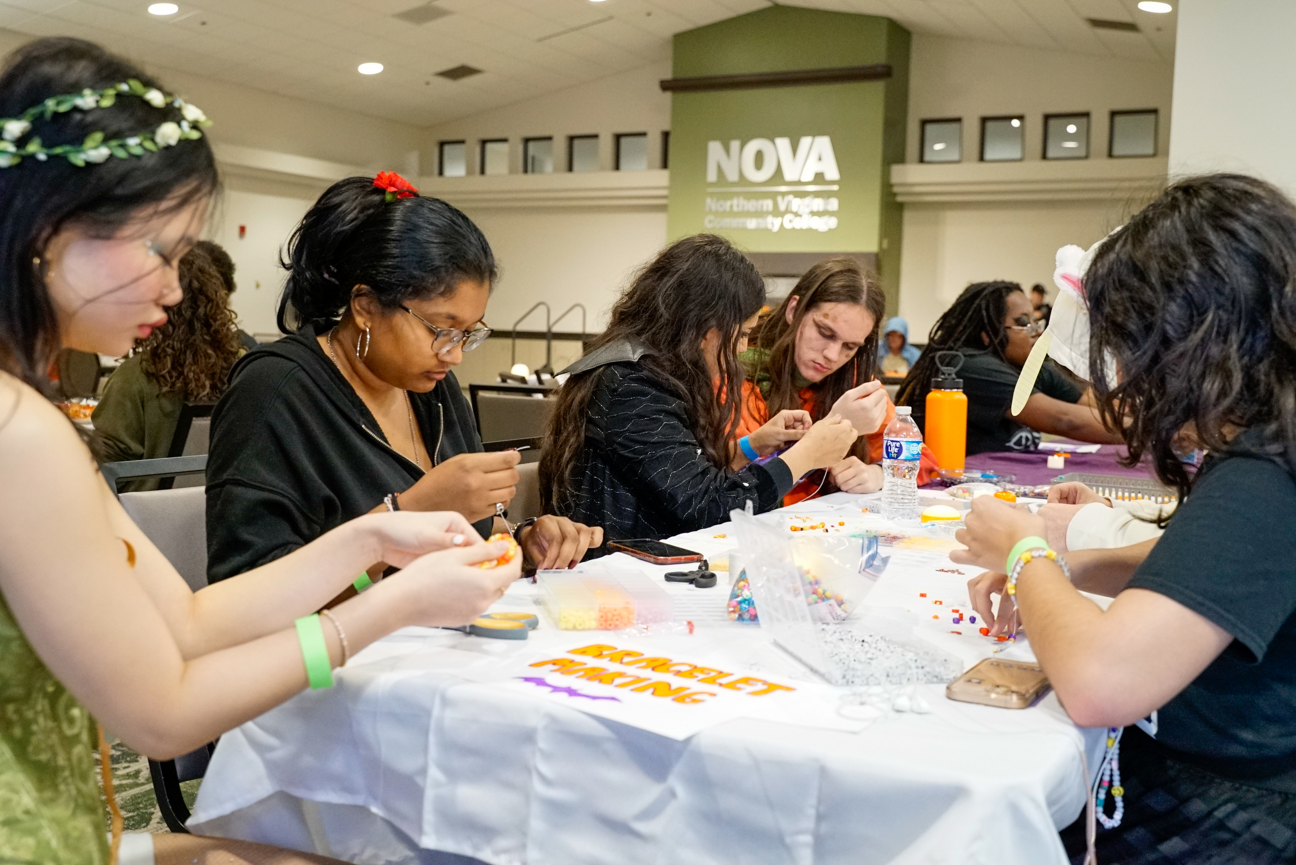 Students at an SGA event